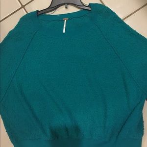 NEW FREE PEOPLE BOUCLE SWEATER M